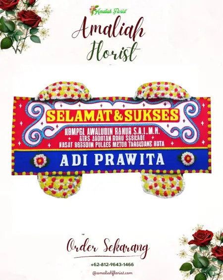 Papan Bunga Ucapan Selamat Pare